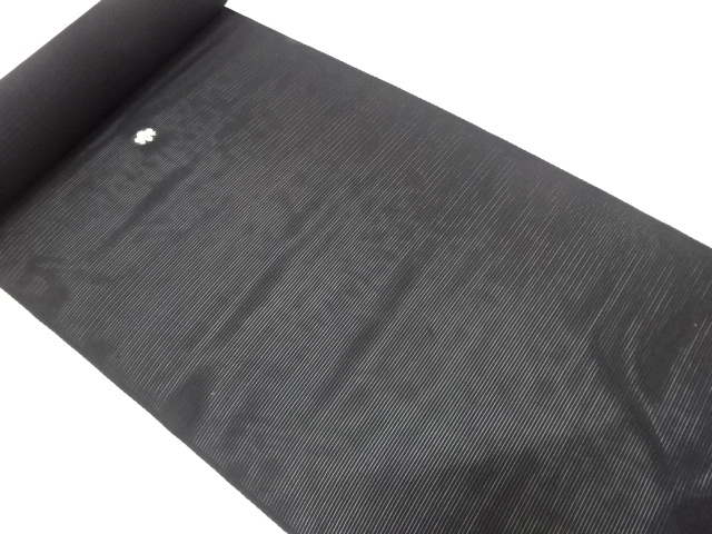 JAPANESE KIMONO / ANTIQUE BOLT FOR SUMMER KIMONO / FOR MOURNING / SILK